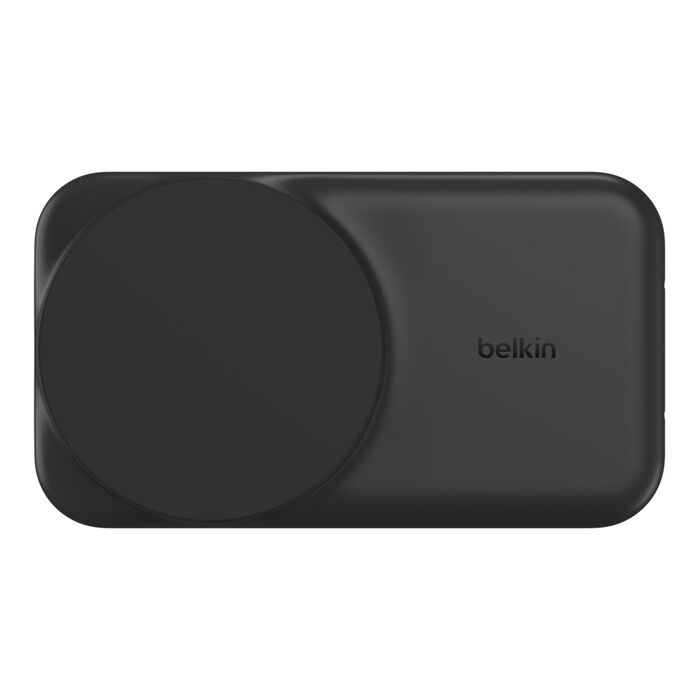 Безпровідна зарядка Belkin 2в1 UltraCharge Foldable Magnetic Charging 25Вт Black (WIZ039kqBK)