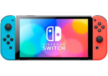 Портативна ігрова приставка Nintendo Switch OLED with Neon Blue and Neon Red Joy-Con (045496883409)