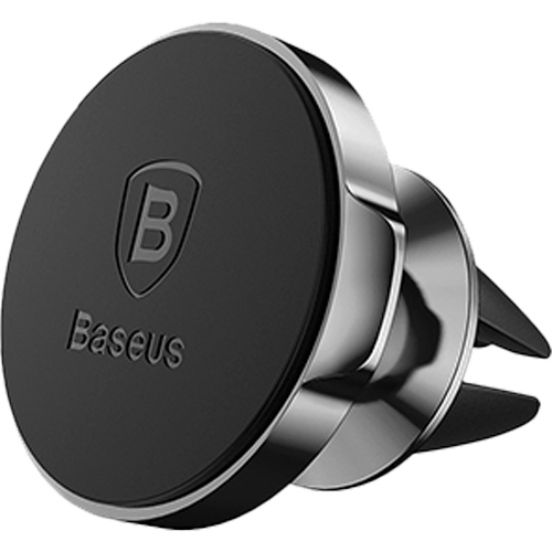 Автодержатель магнитный  Baseus Small Ears Series Magnetic [Air outlet type] (Black)