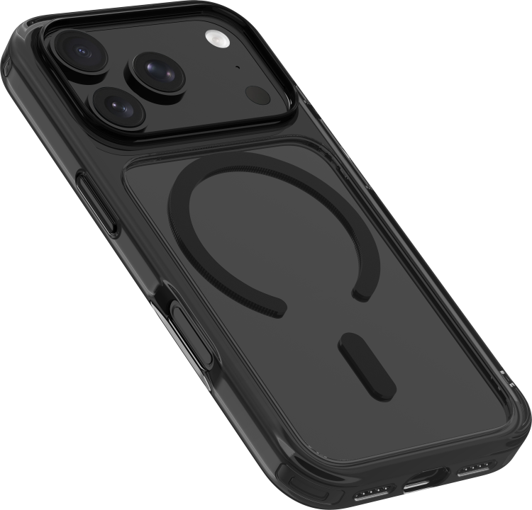 Чехол LAUT Crystal Fluro MagSafe для iPhone 18 Pro Max (Black Crystal) (L_IP26D_CF_BK)