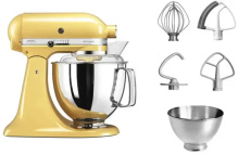 Планетарний міксер KitchenAid Artisan 4,8 л 5KSM175PSEMY Majestic Yellow (UA)