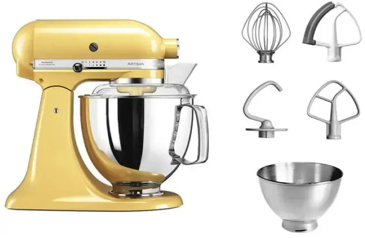 Планетарный миксер KitchenAid Artisan 4,8 л 5KSM175PSEMY Majestic Yellow (UA)