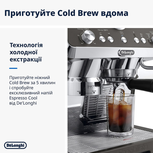 Кавоварка ріжкова DeLonghi EC 9555 BK (EU)