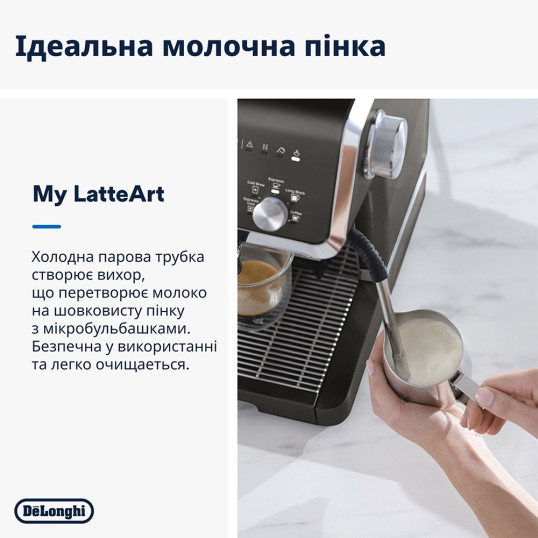 Кавоварка ріжкова DeLonghi EC 9555 BK (EU)