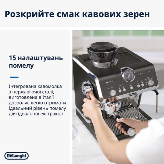 Кавоварка ріжкова DeLonghi EC 9555 BK (EU)
