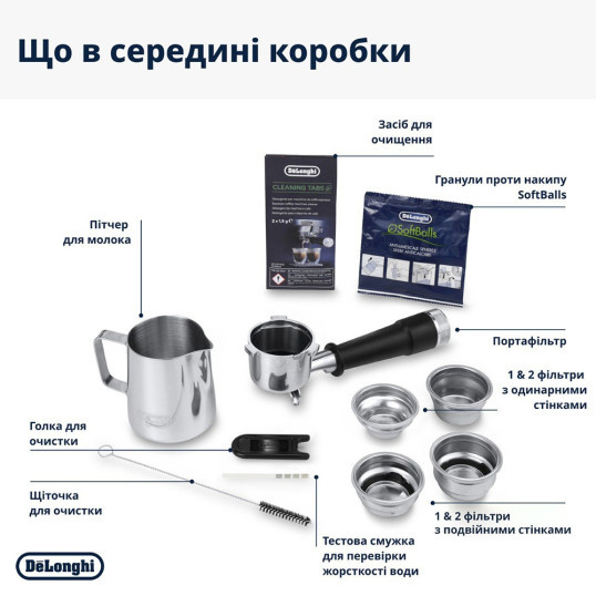 Кавоварка ріжкова DeLonghi EC 9555 BK (EU)