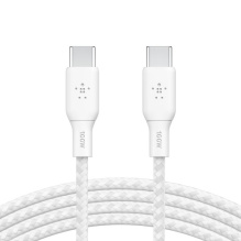 Кабель Belkin Braided USB-C 100W 2m (White)