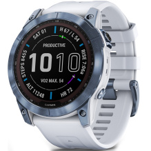 Garmin Quatix 7 Standard Edition Marine GPS Smartwatch with Сirrus Blue Band (010-02540-60/61/65)