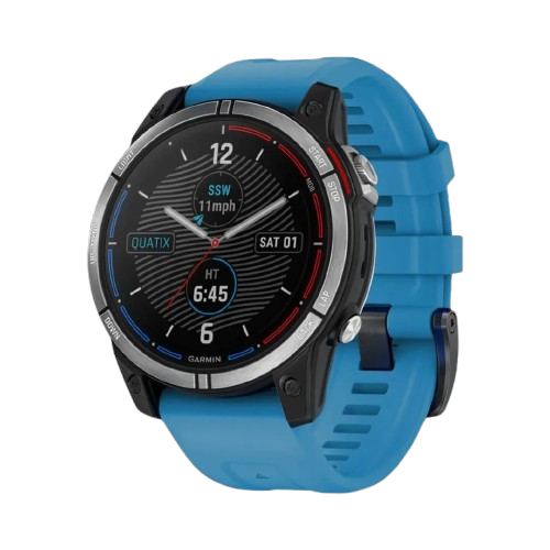 Garmin Quatix 7 Standard Edition Marine GPS Smartwatch with Сirrus Blue Band (010-02540-60/61/65)