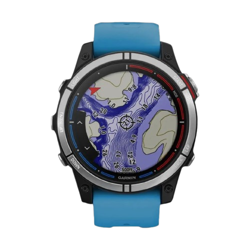 Garmin Quatix 7 Standard Edition Marine GPS Smartwatch with Сirrus Blue Band (010-02540-60/61/65)