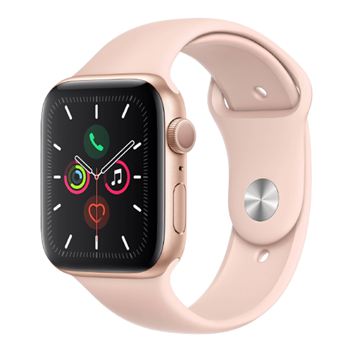 Apple Watch Series 5 GPS, 40mm Gold Aluminum Case with Pink Sand Sport Band (MWV72) бу