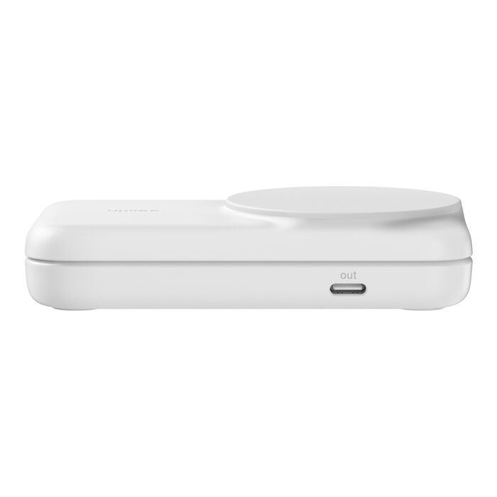 Безпровідна зарядка Belkin 2в1 UltraCharge Foldable Magnetic Charging 25Вт White (WIZ039kqWH)