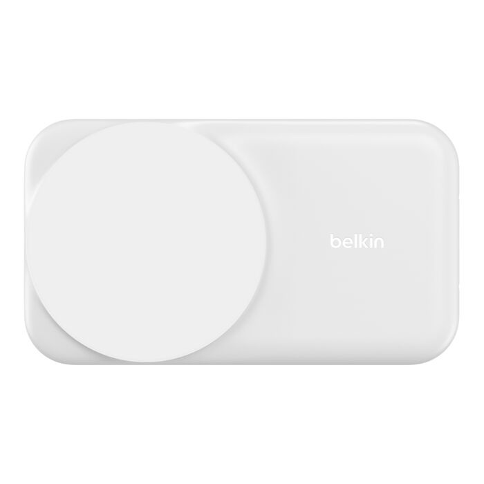 Безпровідна зарядка Belkin 2в1 UltraCharge Foldable Magnetic Charging 25Вт White (WIZ039kqWH)