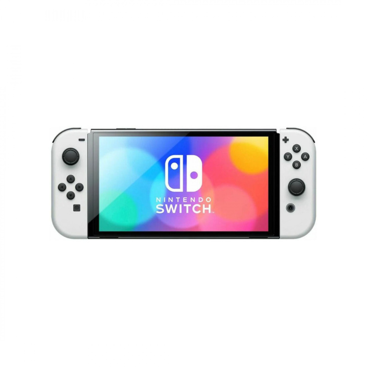 Портативна ігрова приставка Nintendo Switch OLED with White Joy-Con (045496453435)