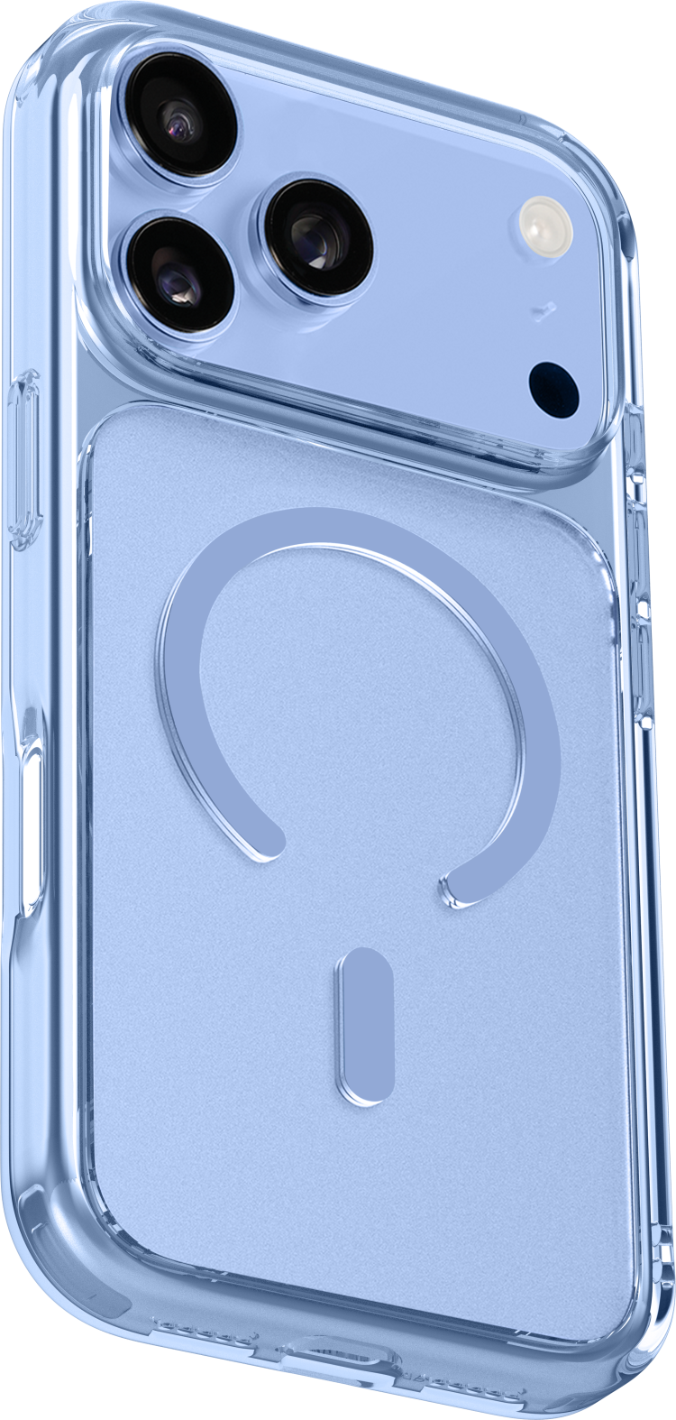 Чехол LAUT Crystal Fluro MagSafe для iPhone 18 Pro Max (Blue Crystal) (L_IP26D_CF_BL)