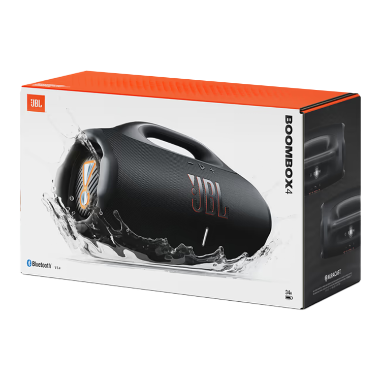 Акустика JBL Boombox 4 Black (JBLBOOMBOX4BLKEP)