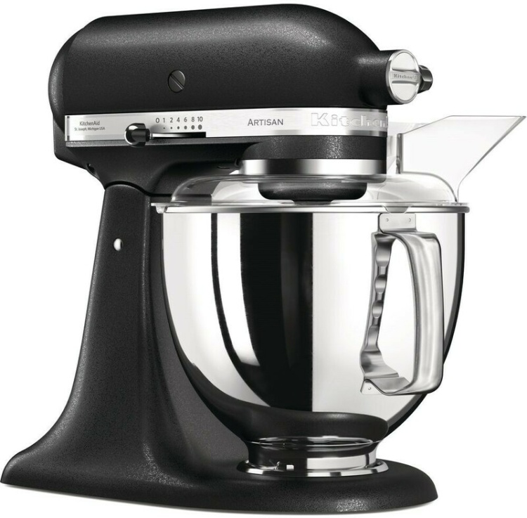 Планетарный миксер KitchenAid Artisan 4,8 л 5KSM175PSEOB Black (UA)