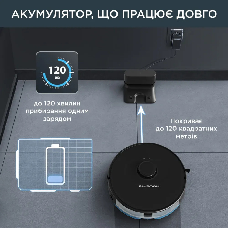 Робот-пылесос Rowenta X-Plorer Serie 75 S RR8575WH (UA) Робот-пылесос Rowenta X-Plorer Serie 75 S RR8575WH (UA)