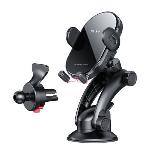 Автотримач з бездротовою зарядкою McDodo CH-7620 Space 15w Series (Black)