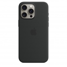 Чохол Apple Silicone Case для iPhone 15 Pro Max with MagSafe (Black)