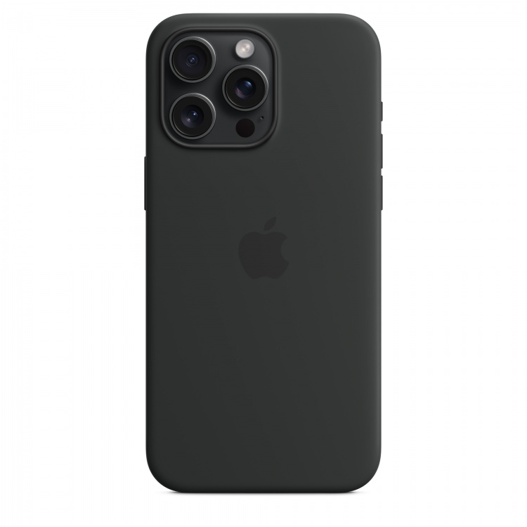 Чохол Apple Silicone Case для iPhone 15 Pro Max with MagSafe (Black) Чохол Apple Silicone Case для iPhone 15 Pro Max with MagSafe (Black)