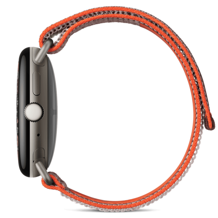 Смарт-часы Google Pixel Watch 5 45mm LTE Satin Pyrite Aluminum Case / Rye Performance Loop Band