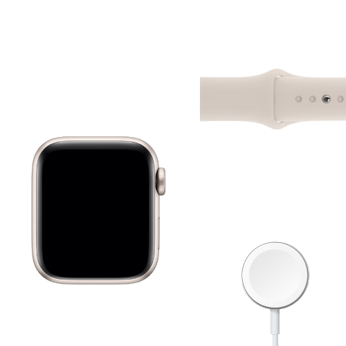 Apple Watch Series 8 41mm GPS + LTE Starlight Aluminum Case with Starlight Sport Band (MNHY3) бу