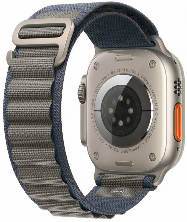 Apple Watch Ultra 2 49mm Titanium Case with Blue Alpine Loop (Medium) (MREP3) бу