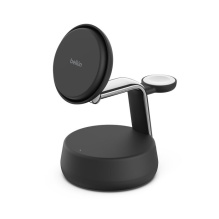 Безпровідна зарядка Belkin 3в1 UltraCharge Pro Magnetic Charging 25Вт Dock Charcoal (WIZ040kqCH)