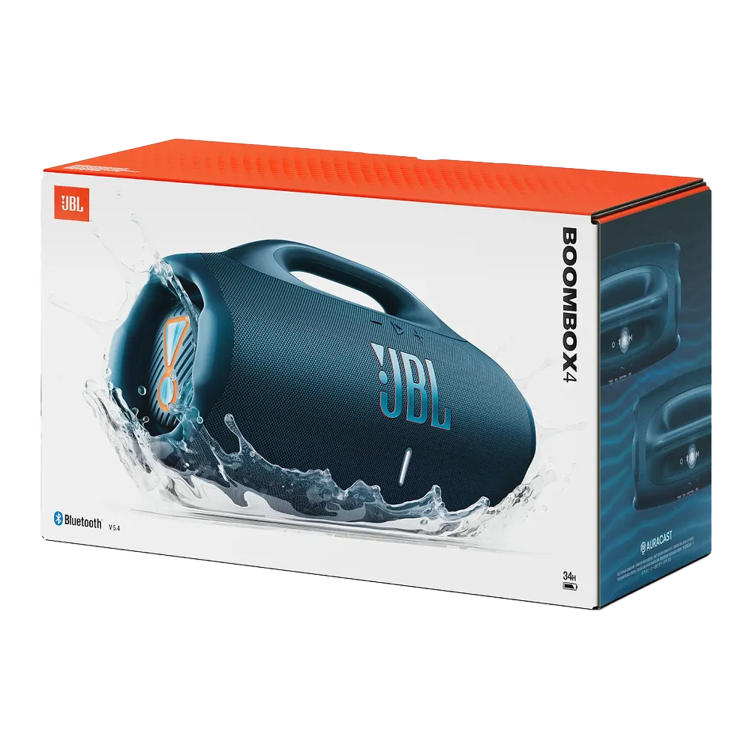 Акустика JBL Boombox 4 Blue (JBLBOOMBOX4BLUEP)
