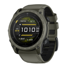 Garmin Tactix 8 51mm AMOLED Olive Drab Cerakote Coating Applied Ballistics Ultralight Solver (010-04553-10/11)
