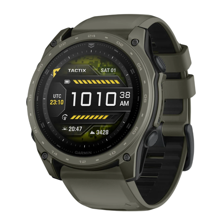 Garmin Tactix 8 51mm AMOLED Olive Drab Cerakote Coating Applied Ballistics Ultralight Solver (010-04553-10/11)
