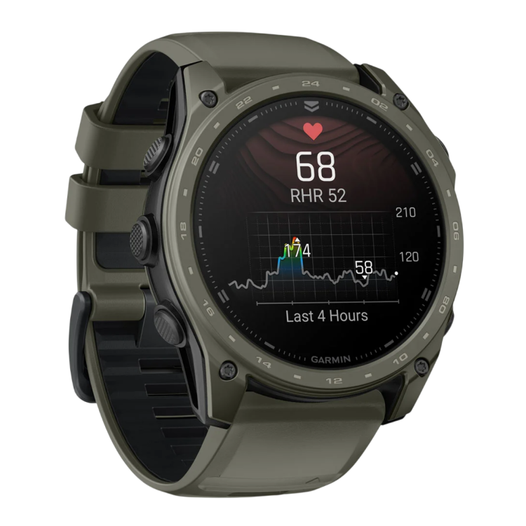 Garmin Tactix 8 51mm AMOLED Olive Drab Cerakote Coating Applied Ballistics Ultralight Solver (010-04553-10/11)