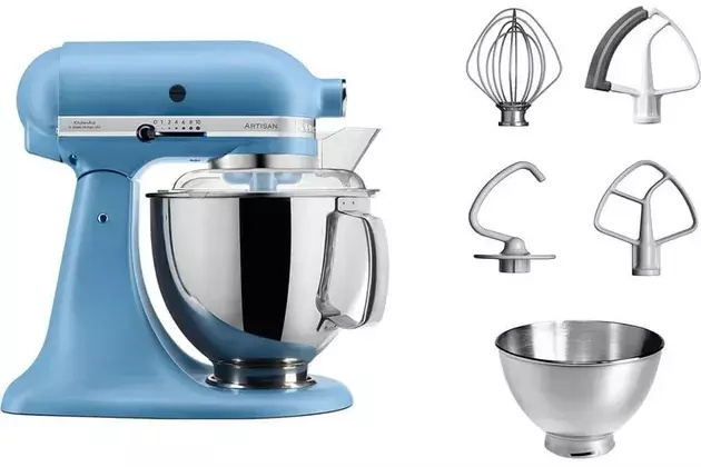 Планетарний міксер KitchenAid Artisan 4,8 л 5KSM175PSEVB Velvet Blue (UA)