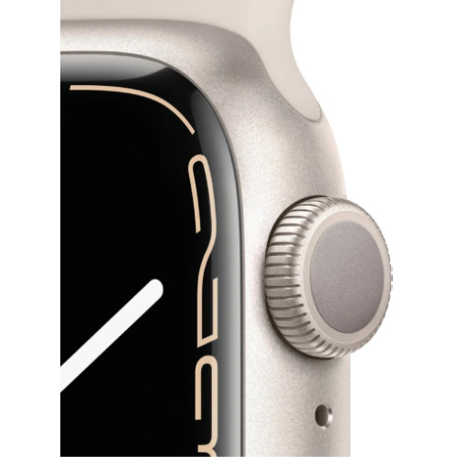 Apple Watch Series 7 45mm GPS+LTE Starlight Aluminum Case With Starlight Sport Band (MKJQ3, MKJ83) бу