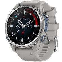 Garmin Descent Mk3 43mm Stainless Steel with Fog Gray Silicone Band (010-02753-03/04)