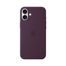 Чохол Apple Silicone Case with Magsafe для iPhone 16 Plus Plum (MYYD3)