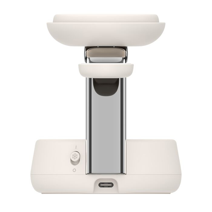 Безпровідна зарядка Belkin 3в1 UltraCharge Pro Magnetic Charging 25Вт Dock Sand (WIZ040kqSD)