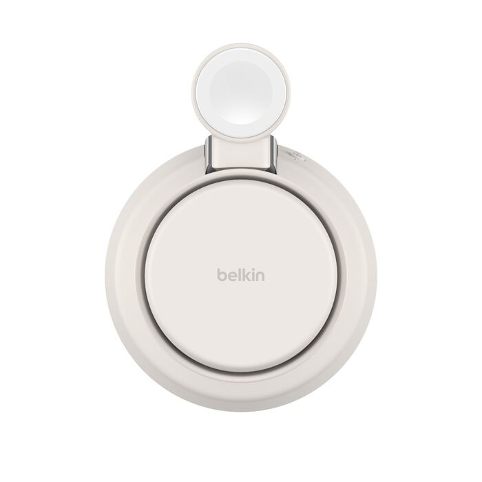 Безпровідна зарядка Belkin 3в1 UltraCharge Pro Magnetic Charging 25Вт Dock Sand (WIZ040kqSD)