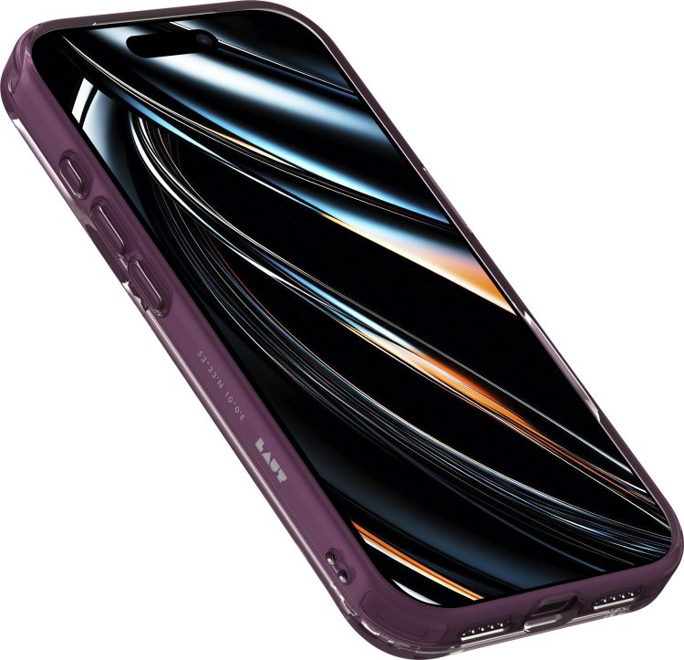 Чехол LAUT Crystal Fluro MagSafe для iPhone 18 Pro Max (Plum Crystal) (L_IP26D_CF_PU)
