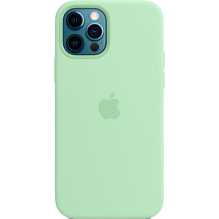 Чехол Apple Silicone Case для iPhone 12 Pro Max with MagSafe (Pistachio)