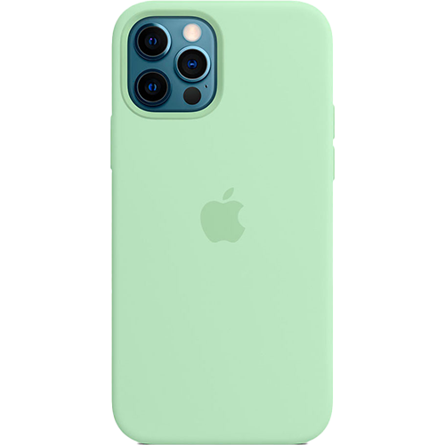 Чехол Apple Silicone Case для iPhone 12 Pro Max with MagSafe (Pistachio)
