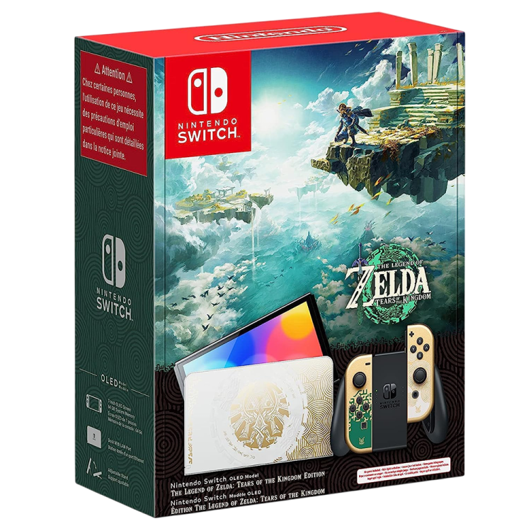 Портативна ігрова приставка Nintendo Switch OLED Model The Legend of Zelda: Tears of the Kingdom Special Edition (45496597344)