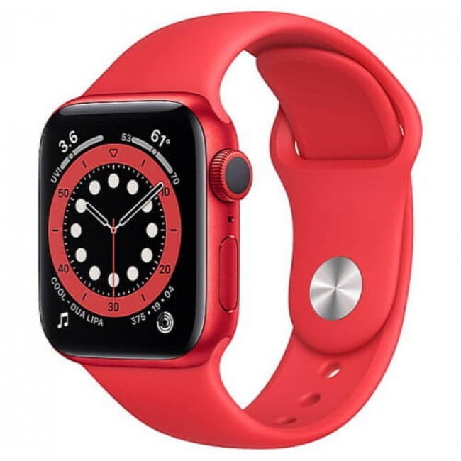 Apple Watch Series 6 40mm (PRODUCT)RED Aluminum Case with (PRODUCT)RED Sport Band (M00A3) бу