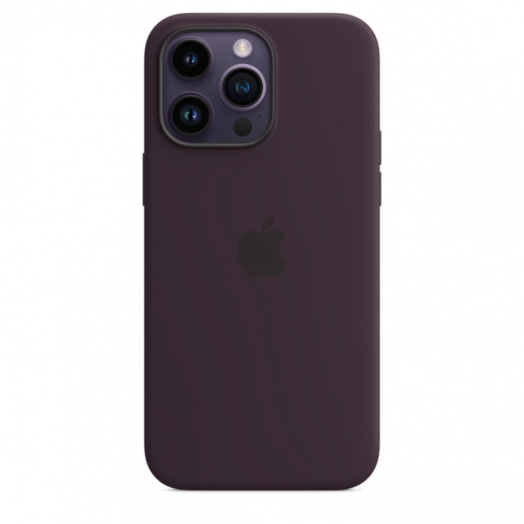 Чохол Apple Silicone Case для iPhone 14 with MagSafe (Elderberry)