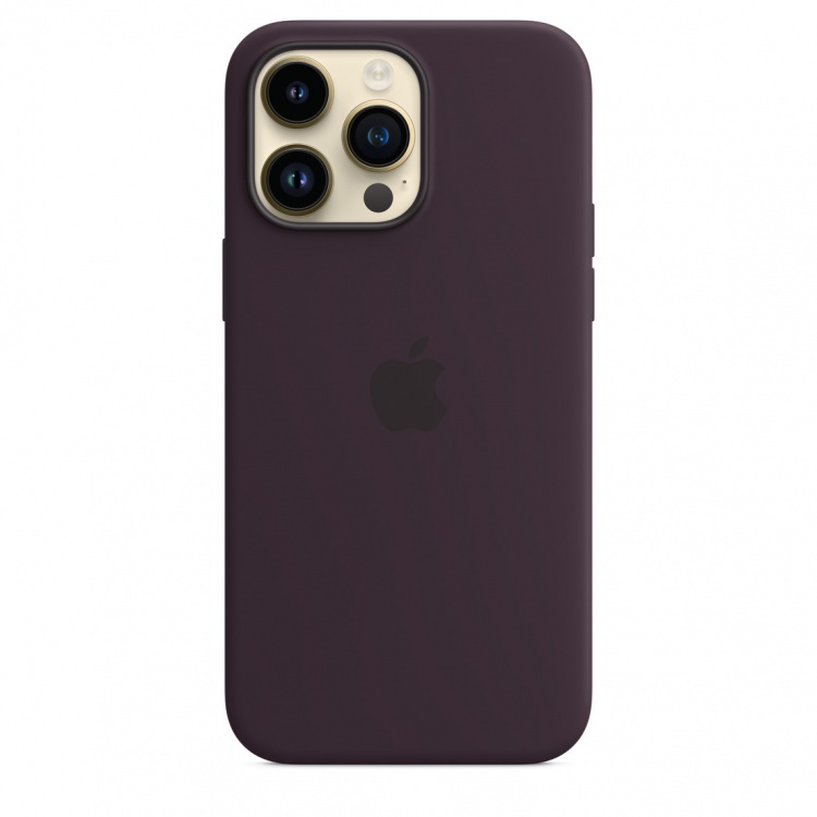 Чехол Apple Silicone Case для iPhone 14 with MagSafe (Elderberry)