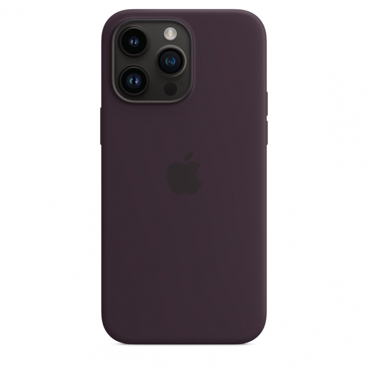Чехол Apple Silicone Case для iPhone 14 with MagSafe (Elderberry)