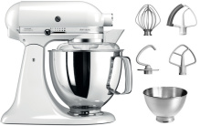 Планетарний міксер KitchenAid Artisan 4,8 л 5KSM175PSEWH White (UA)