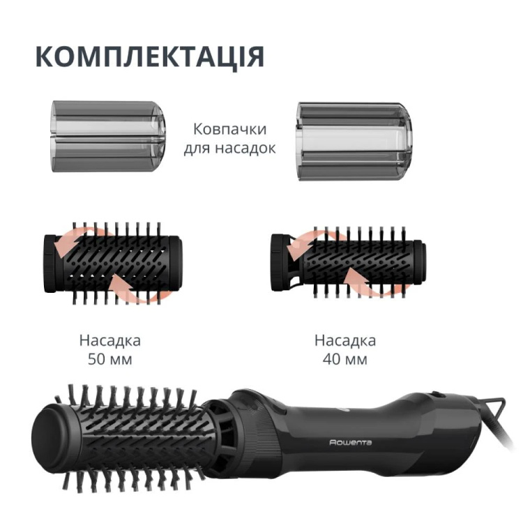 Фен-щетка Rowenta Renewal Brush Activ (Black) (UB9520F0)