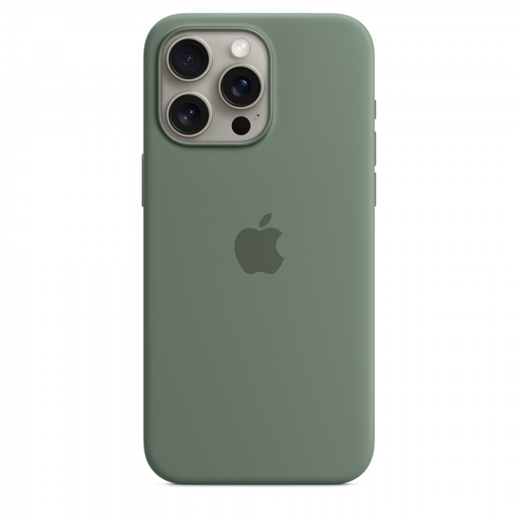 Чохол Apple Silicone Case для iPhone 15 Pro Max with MagSafe (Cypress)